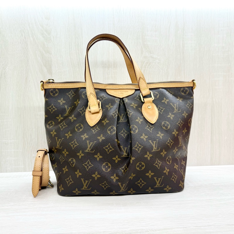 LV原花抓皺手提肩背包M40145-0