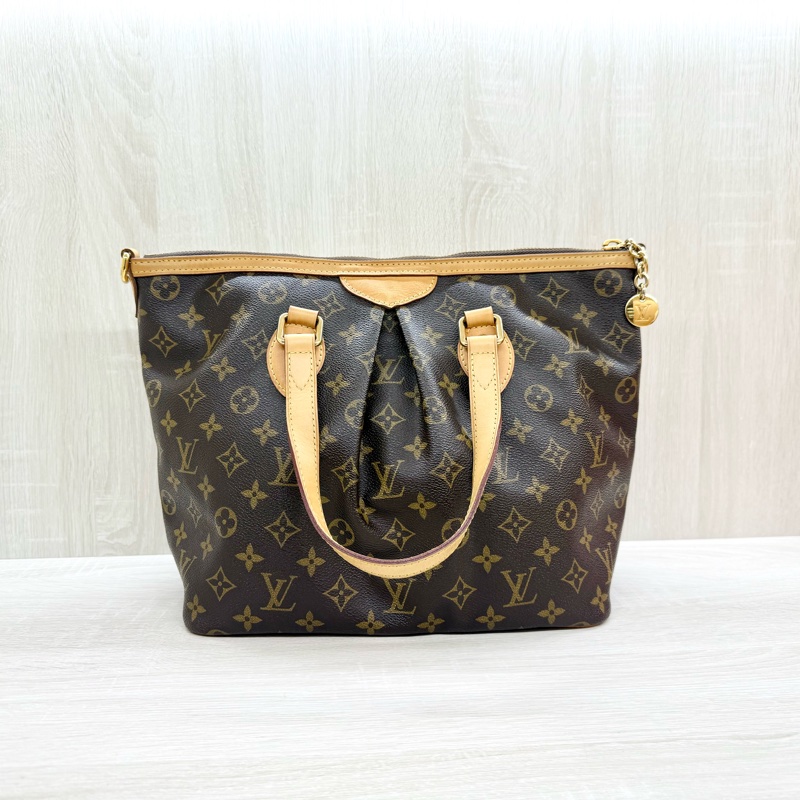 LV原花抓皺手提肩背包M40145-1