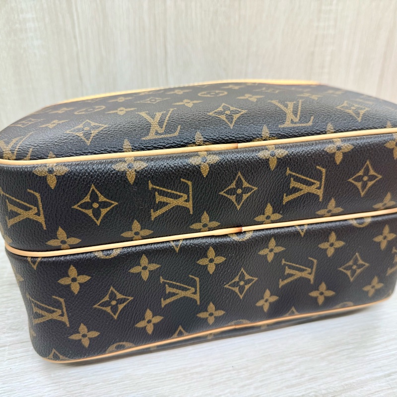 LV 原花雙層拉鍊Reporter PM 記者包 M45254-11