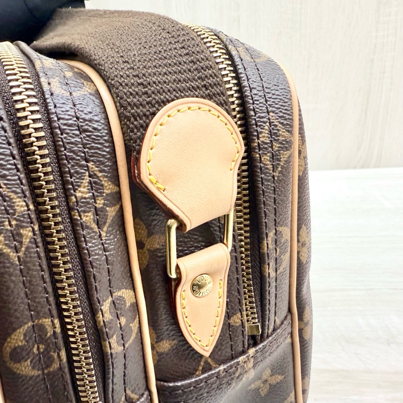 LV 原花雙層拉鍊Reporter PM 記者包 M45254-13