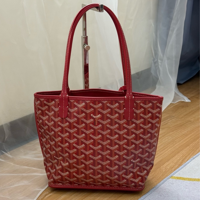 Goyard mini tote 紅色-1