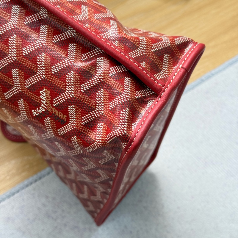 Goyard mini tote 紅色-3