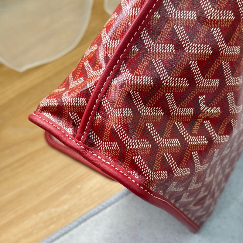 Goyard mini tote 紅色-4