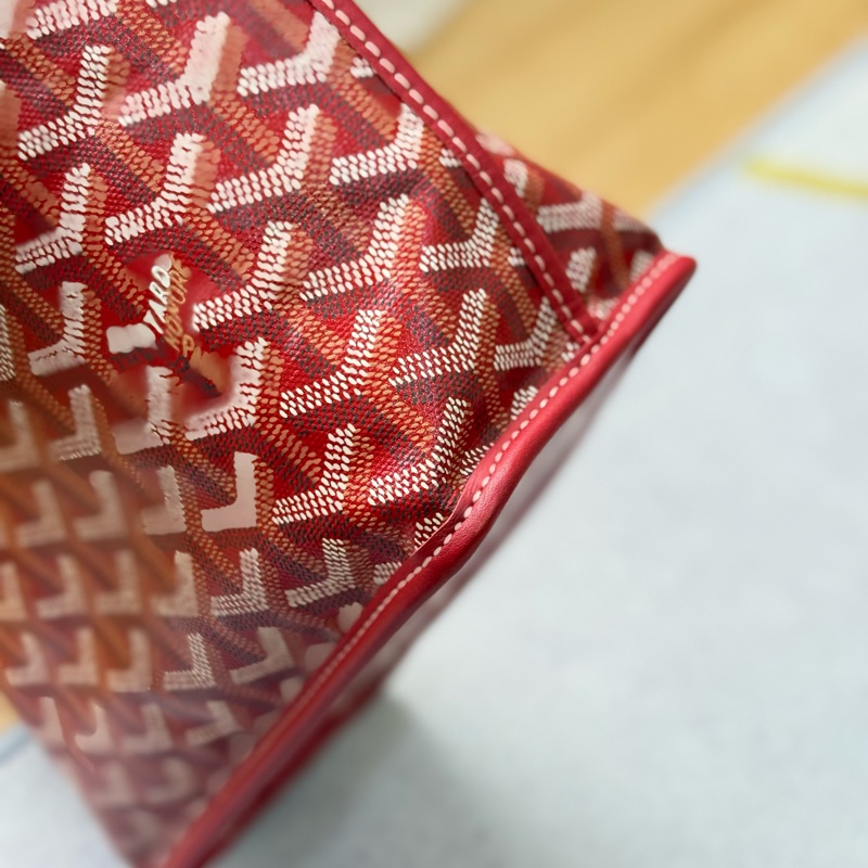Goyard mini tote 紅色-5