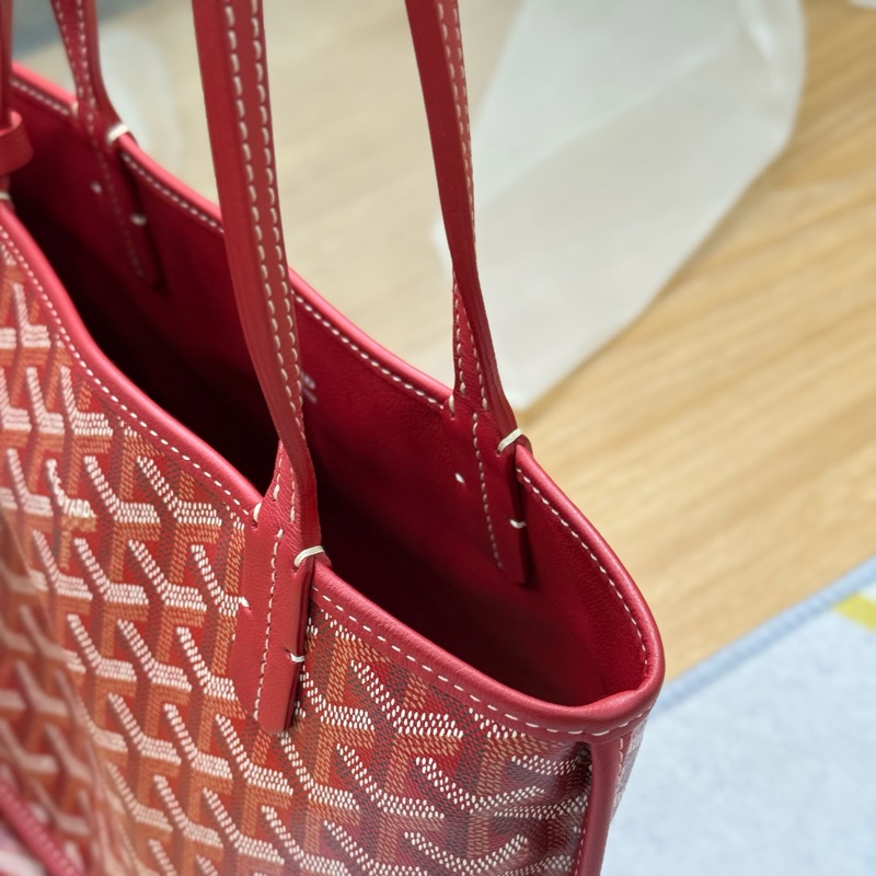 Goyard mini tote 紅色-8
