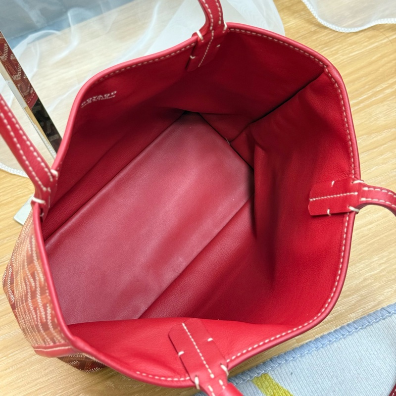 Goyard mini tote 紅色-9