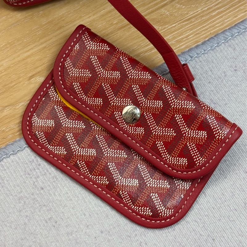 Goyard mini tote 紅色-12