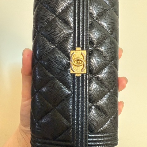 Chanel boy 長夾 30開