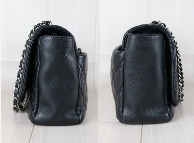 「JL精品代購」9新 Chanel 香奈兒 cf maxi 羊皮肩背包-4