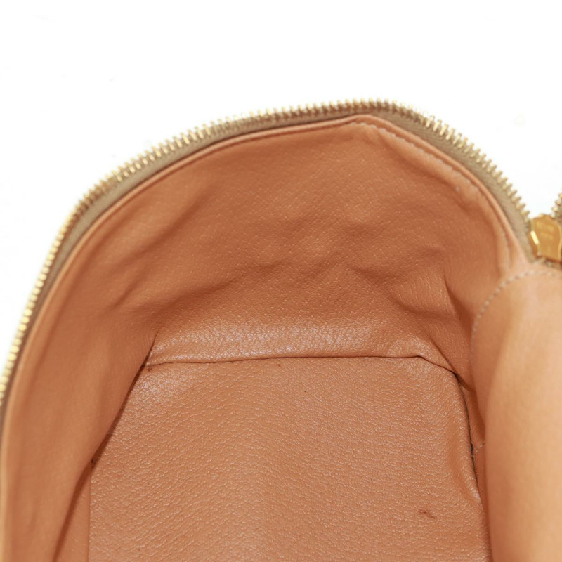 【日本直送】CELINE Vanity Macadam帆布手提包 PVC皮革 棕色 金色 正品 163366V-27