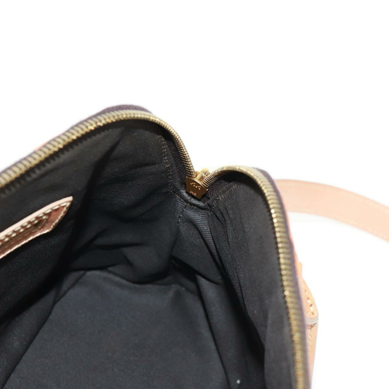 【日本直送】CELINE Macadam帆布手提包 PVC皮革 棕色 金色 正品 164047V-20
