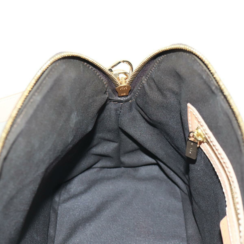 【日本直送】CELINE Macadam帆布手提包 PVC皮革 棕色 金色 正品 164047V-21