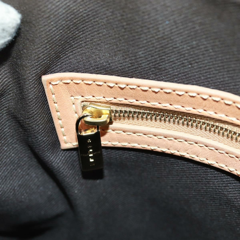 【日本直送】CELINE Macadam帆布手提包 PVC皮革 棕色 金色 正品 164047V-22