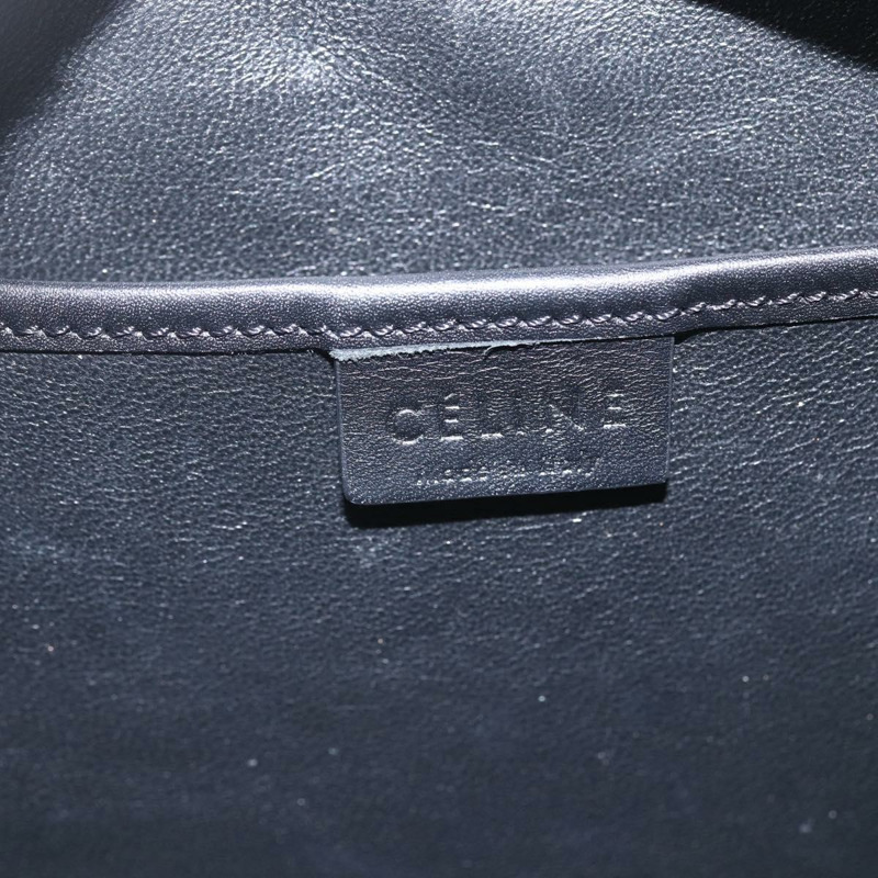【日本直送】CELINE Luggage Nano Shopper 手提包 皮革 2way 橙色金色 Auth ka1504M-21