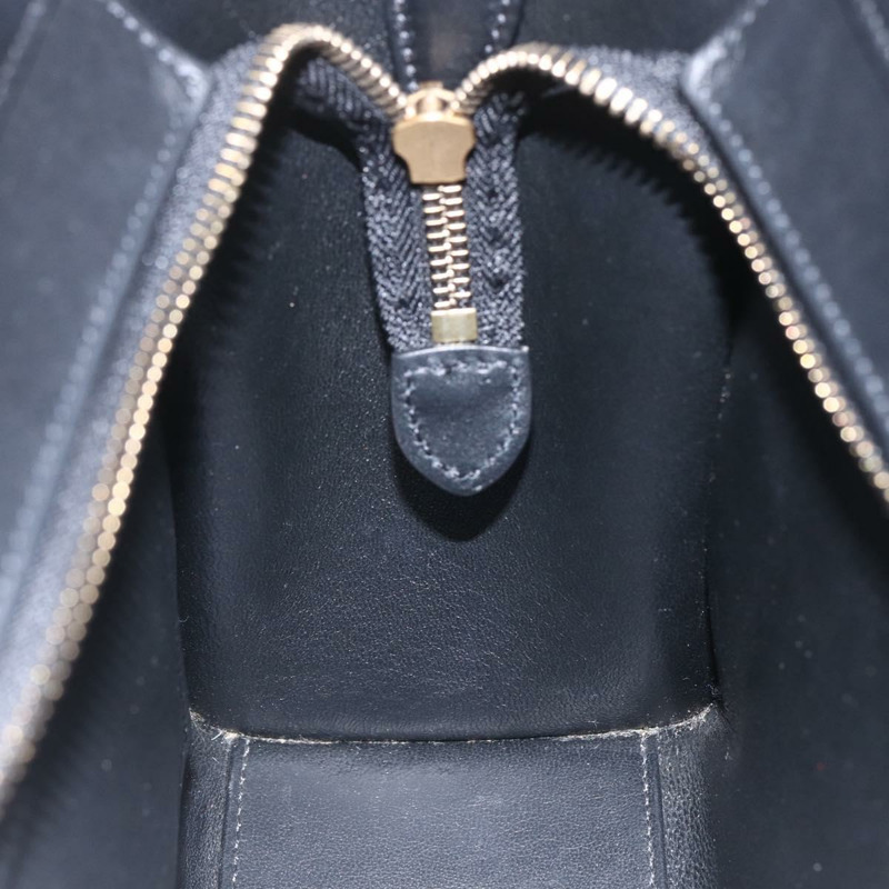 【日本直送】CELINE Luggage Nano Shopper 手提包 皮革 2way 橙色金色 Auth ka1504M-22