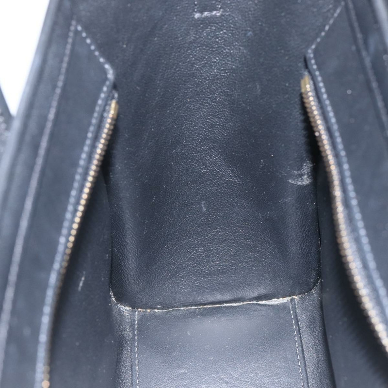 【日本直送】CELINE Luggage Nano Shopper 手提包 皮革 2way 橙色金色 Auth ka1504M-23