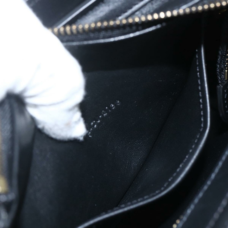 【日本直送】CELINE Luggage Nano Shopper 手提包 皮革 2way 橙色金色 Auth ka1504M-24