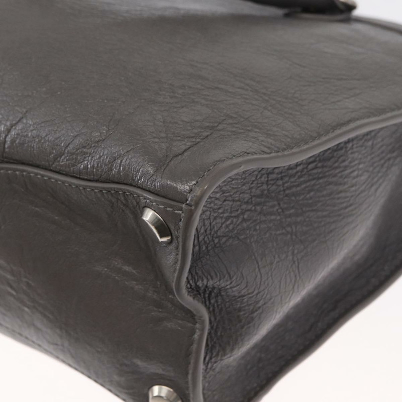 【日本直送】BALENCIAGA Neo Classic M 手袋 皮革 兩用 灰色/銀色 702502 正品 ka1535M-17