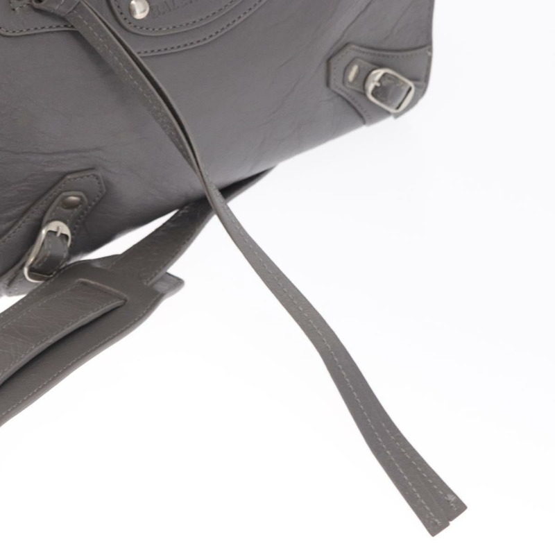 【日本直送】BALENCIAGA Neo Classic M 手袋 皮革 兩用 灰色/銀色 702502 正品 ka1535M-18