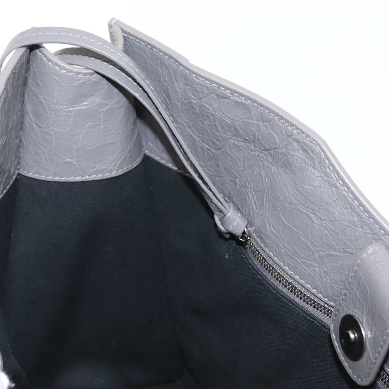 【日本直送】BALENCIAGA Neo Classic M 手袋 皮革 兩用 灰色/銀色 702502 正品 ka1535M-22