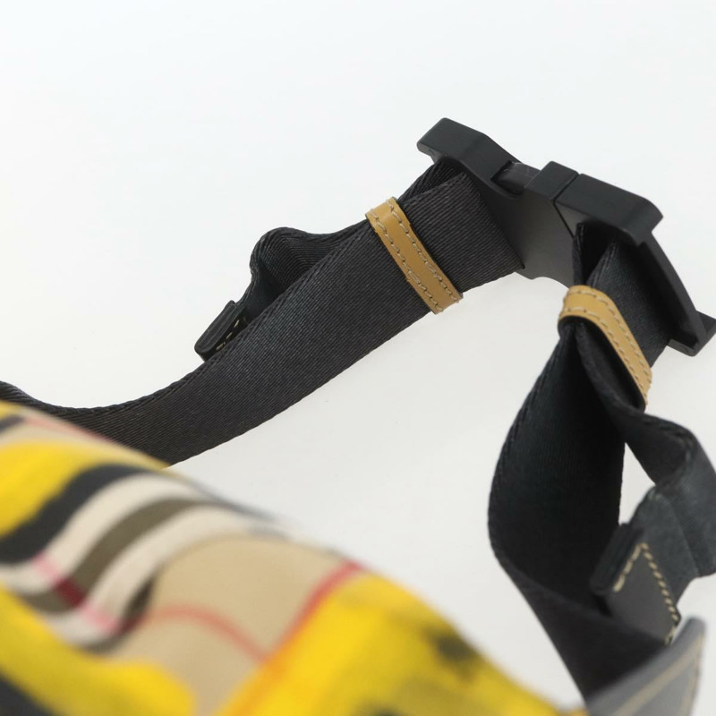 【日本直送】BURBERRY Nova 格紋帆布斜背包 米黃色 正品 ka1508M-7