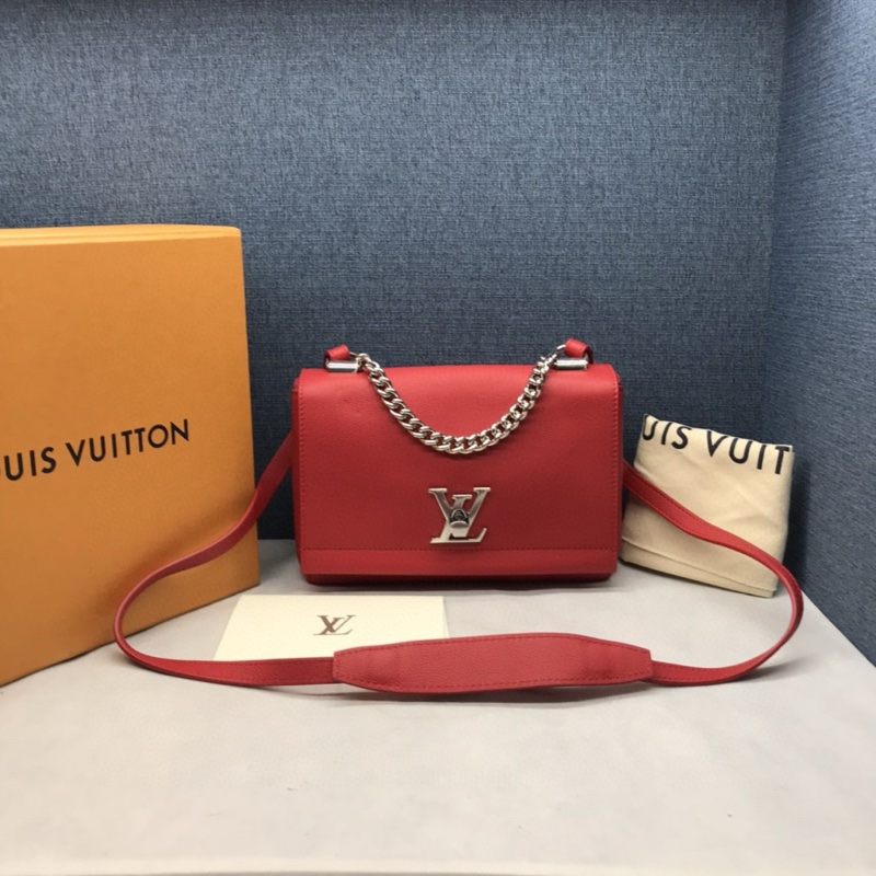 99新 LouisVuitton 路易威登 Lickme單肩斜挎手提包，尺寸22*16*8，附件 塵袋-0