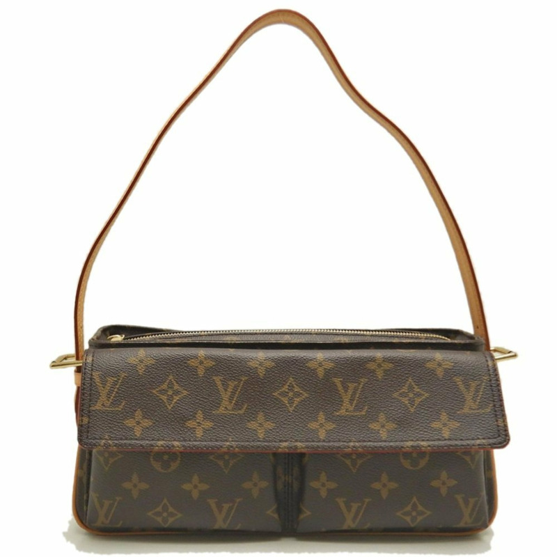 路易威登 Monogram Viva Cite MM M51164 棕色女士單肩包 253509-0