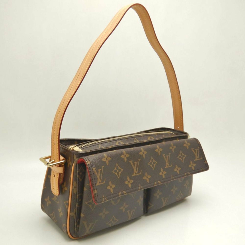 路易威登 Monogram Viva Cite MM M51164 棕色女士單肩包 253509-2