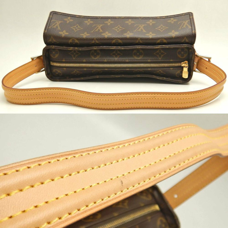 路易威登 Monogram Viva Cite MM M51164 棕色女士單肩包 253509-5