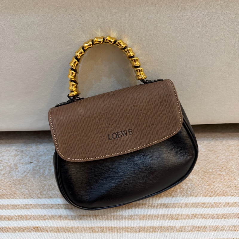 Loewe vintage 中古款 蛇骨 mini小南瓜 稀有 有原裝長帶-0