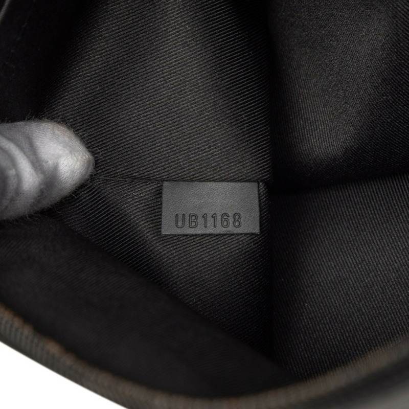 路易威登 Monogram Shadow Pochette Discovery Second Bag/Clutch Bag M62903 黑色 Noir 皮革 男士 LOUIS VUITTON-5