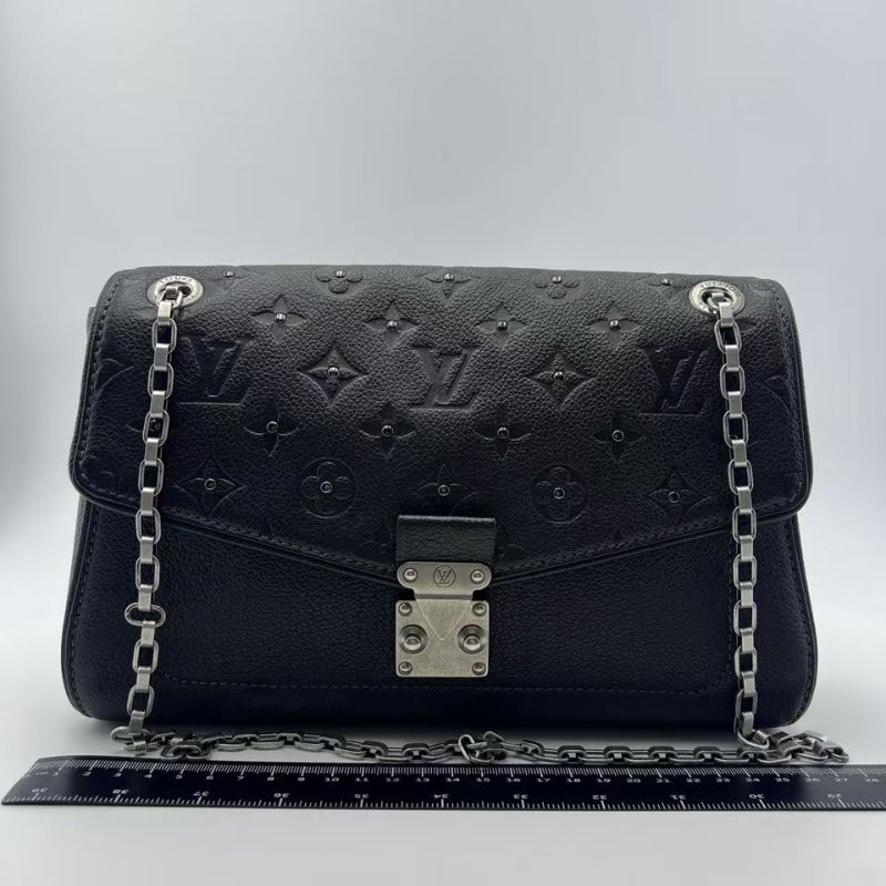 路易威登 Saint Germain PM 系列黑色鍊條包-7
