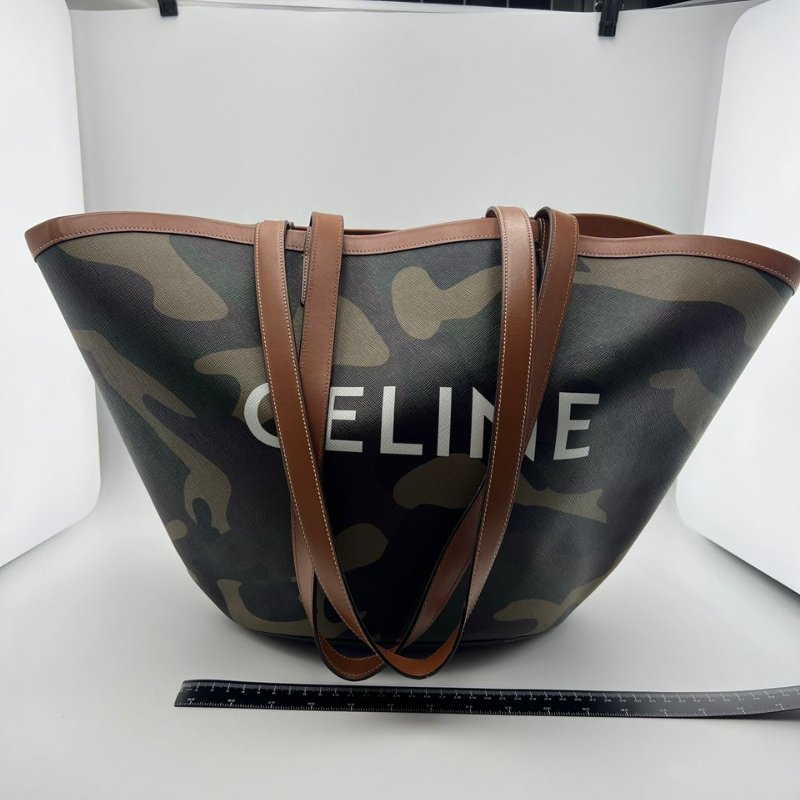 賽琳 Couffin 大號迷彩帆布托特包-10
