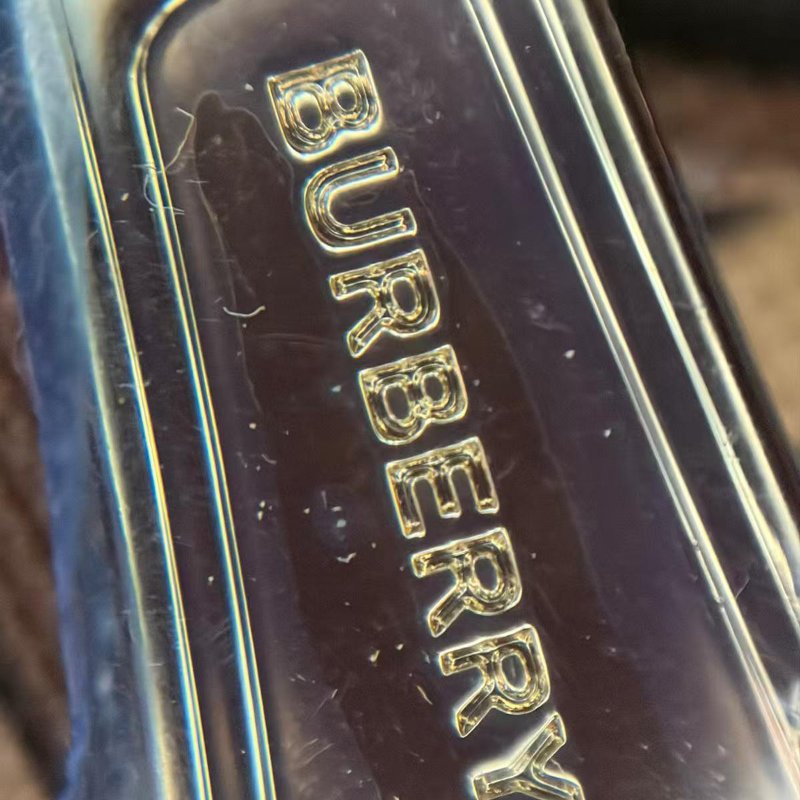 博柏利 專屬標識條紋環保帆布托特包-6