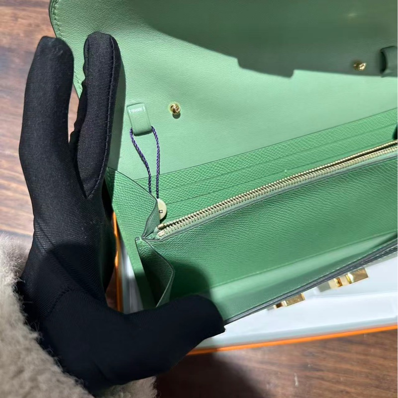 🌈Hermes💚Constance to go💚牛油果綠鱷魚拼蜥蜴皮特別扣🌈全新閑置🌟愛馬仕🌟-1