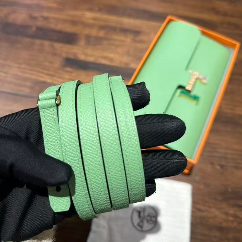 🌈Hermes💚Constance to go💚牛油果綠鱷魚拼蜥蜴皮特別扣🌈全新閑置🌟愛馬仕🌟-3