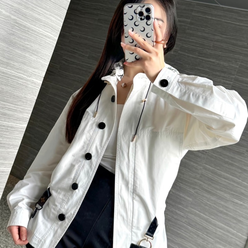 ❤️ LV 風衣外套 可收腰 連Logo帽子-2