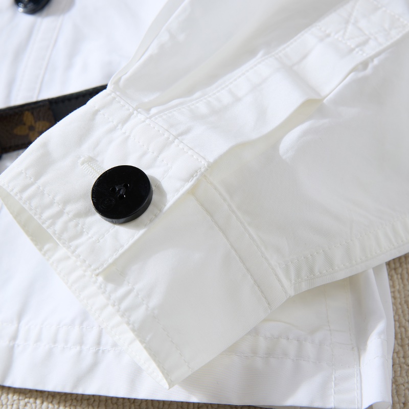 ❤️ LV 風衣外套 可收腰 連Logo帽子-5