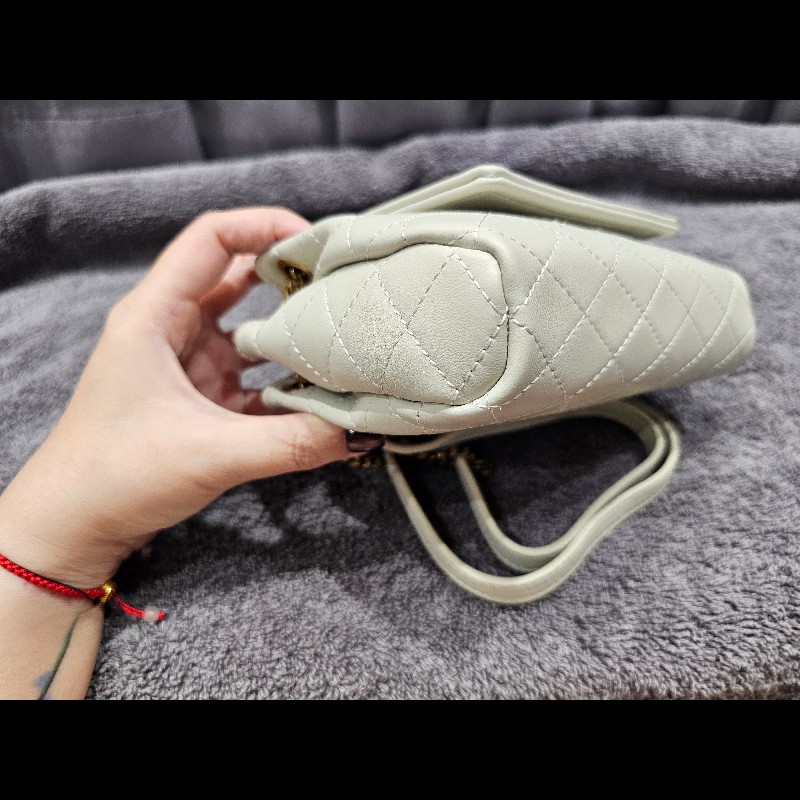 YSL Nolita MINI 小羊皮迷你手袋 白色-3