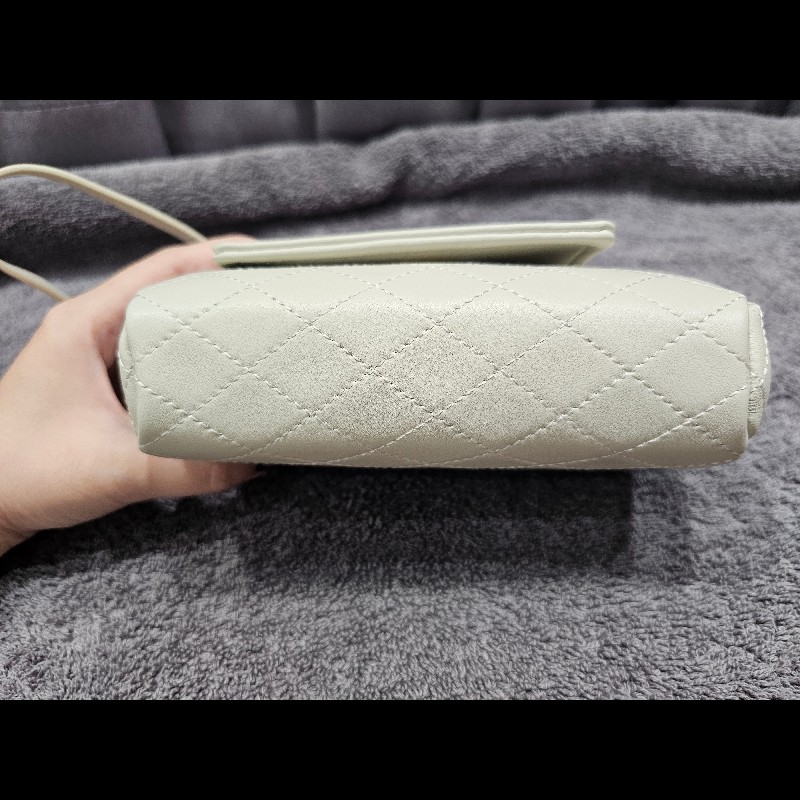 YSL Nolita MINI 小羊皮迷你手袋 白色-7