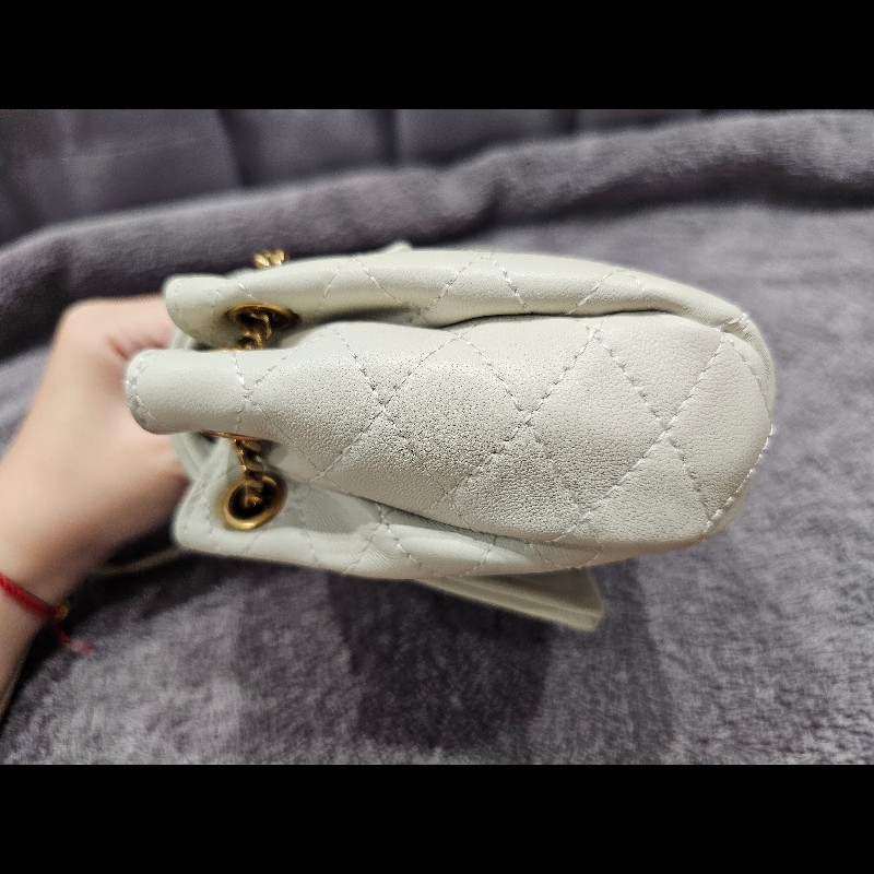 YSL Nolita MINI 小羊皮迷你手袋 白色-8