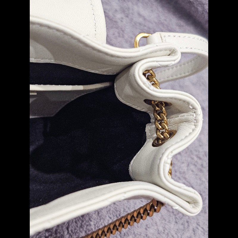 YSL Nolita MINI 小羊皮迷你手袋 白色-17