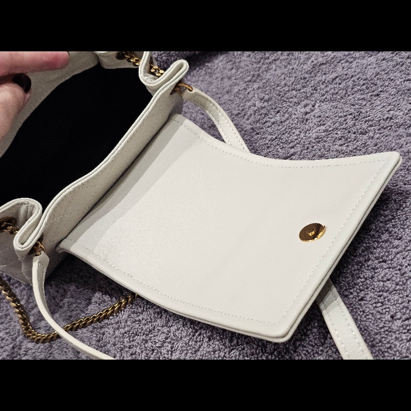 YSL Nolita MINI 小羊皮迷你手袋 白色-20