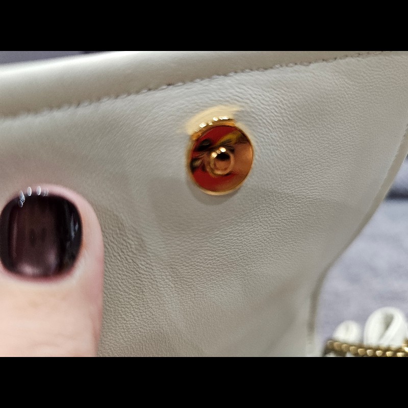 YSL Nolita MINI 小羊皮迷你手袋 白色-22