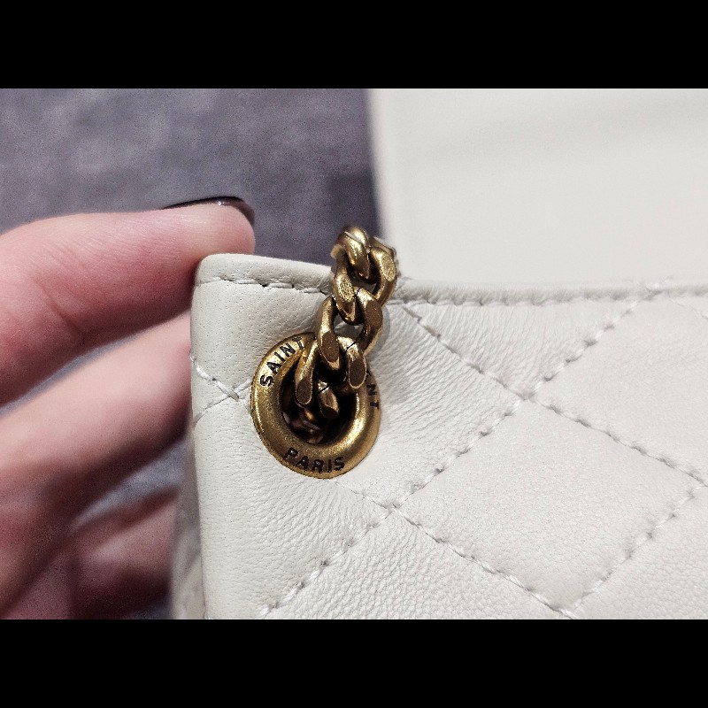 YSL Nolita MINI 小羊皮迷你手袋 白色-24