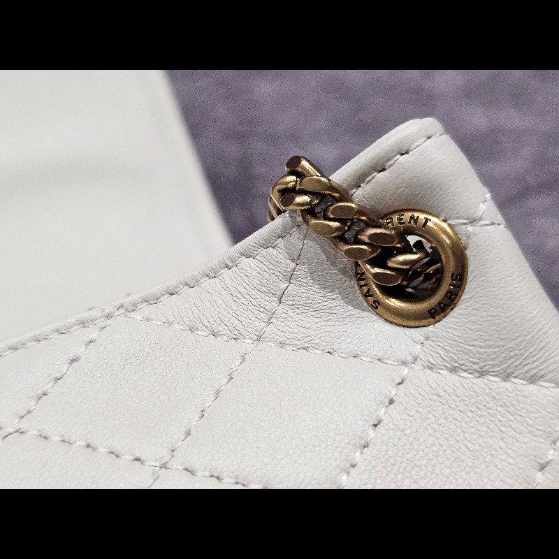 YSL Nolita MINI 小羊皮迷你手袋 白色-25