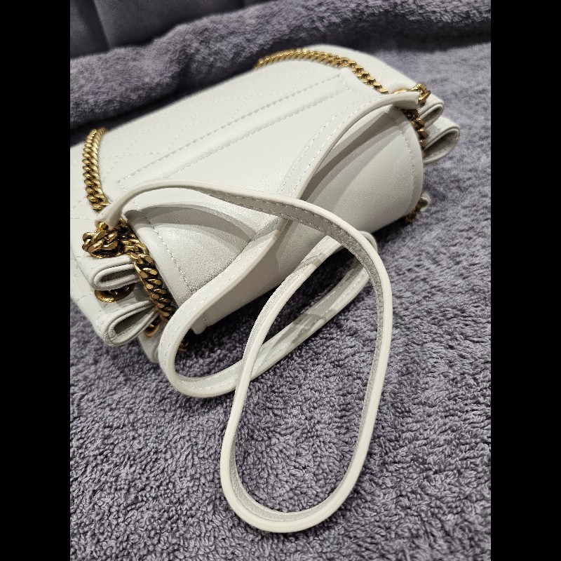 YSL Nolita MINI 小羊皮迷你手袋 白色-30