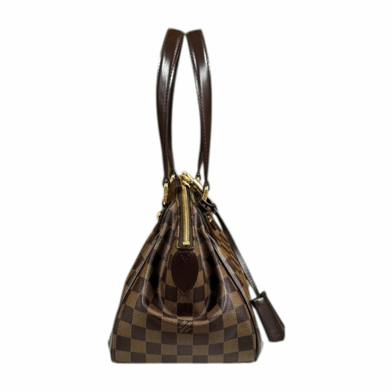 二手路易威登 Verona PM Damier 帆布手提包 N41117 棕色 女士-3