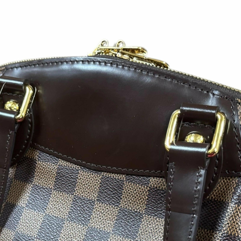 二手路易威登 Verona PM Damier 帆布手提包 N41117 棕色 女士-7