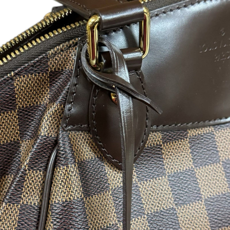 二手路易威登 Verona PM Damier 帆布手提包 N41117 棕色 女士-8
